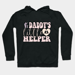 Daddy's little helper design for proud dads and sons Hoodie